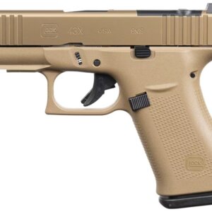 GLOCK 43X MOS Coyote Semi-Auto Pistol